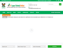Tablet Screenshot of lagosschoolsonline.com